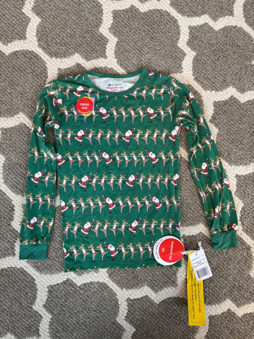 NWT Magnetic Me Christmas Pajama Long Sleeve size 6Y